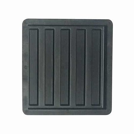 Kit 10 Formas Piso Antiderrapante 5 Frisos 20x20x1,5cm - FP103