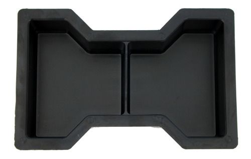 Kit 10 Formas Ossinho Chanfrado Meio Bloquete 25x15x6cm - FP041