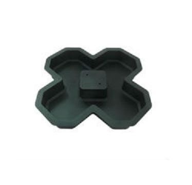 Kit 10 Formas Concregrama X 4 Pontas  34X34X4,5cm - FP135