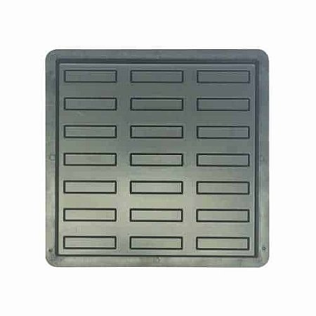 Kit 10 Formas Antiderrapante 21 Frisos 30 X 30 X 02 cm - FP120