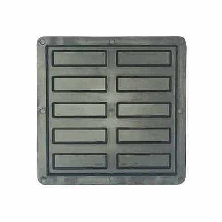 Kit 10 Formas Piso Antiderrapante 10 Frisos 20x20x1,5cm - FP104