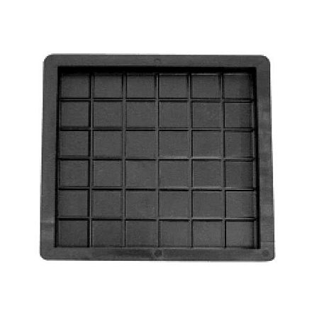 Kit 100 Formas Xadrez 36 Quadros - 20X20X1,5CM - FP073