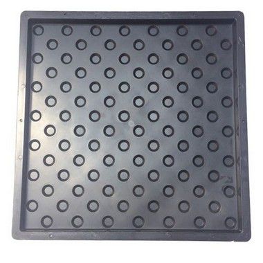 Kit 50 Formas Quadrada Piso Tátil Bolinhas 45 x 45 x 2,5 cm - FP085