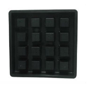 Kit 50 Formas Elemento Vazado 16 Furos Compose 39X39X07 - FP143