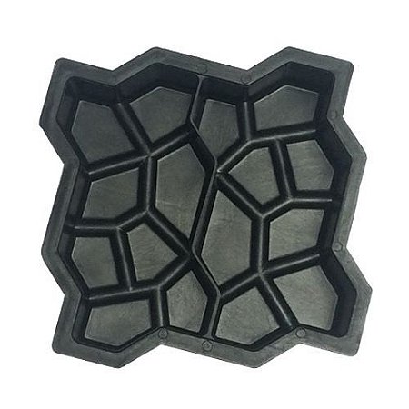 Kit 100 Formas Dupla para Bloquete Piso Paviess Trabalhado 6cm - FP102