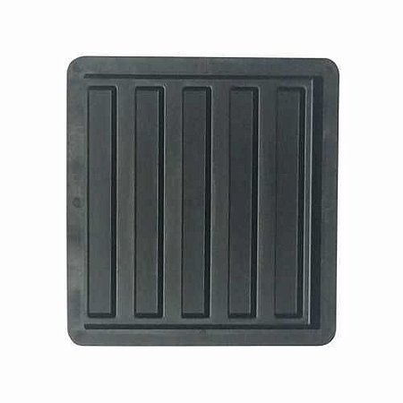 Kit 100 Formas Piso Antiderrapante 5 Frisos 20x20x1,5cm - FP103