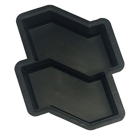 Kit 10 Formas Dupla para Piso S Direito 10x18x8cm - FP096