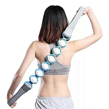 Massageador Corporal 6 Cilindros Roller Rope Massage