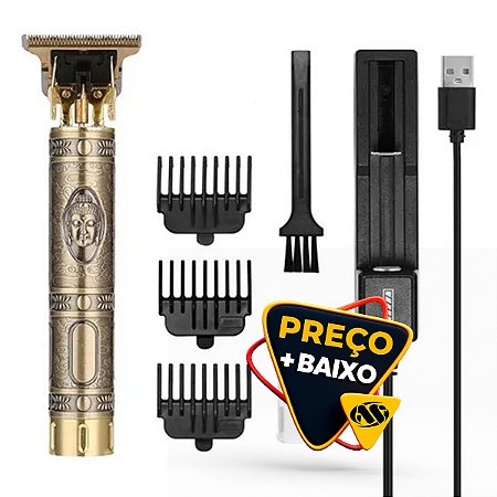 Maquina De Cortar Cabelo Barba Buda Profissional Aparador