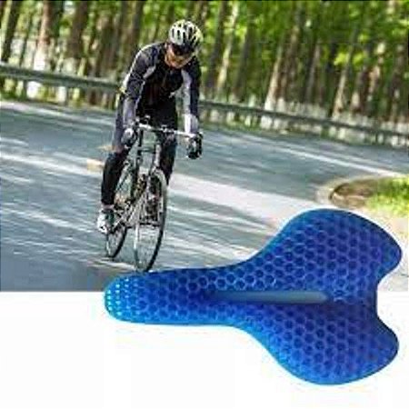 Capa Almofada Para Bicicleta Em Gel De Silicone Flexível