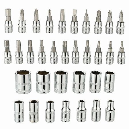 Conjunto Ferramentas Socket 46 Pçs Taiwans Qualitytools Catálogo