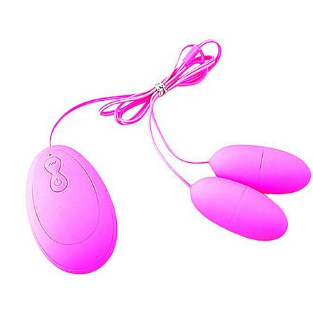 Vibrador Egg Bullet Cápsula Dupla Vaginal/Clitoriano/Anal