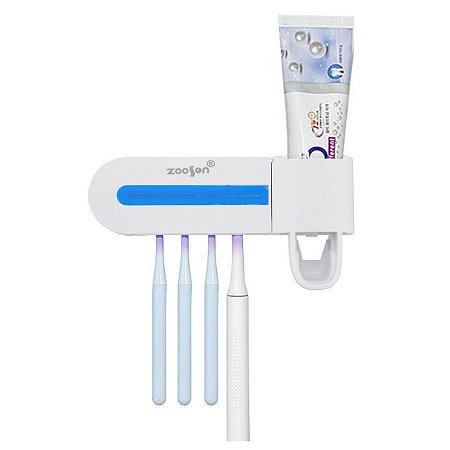 Esterilizador UV De Escovas De Dentes E Dispenser Automático