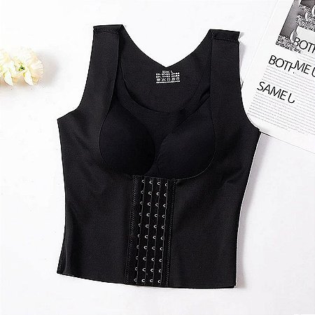 Cinta Modeladora De Corpo Sem Costura 4 Em 1 Com Bojo