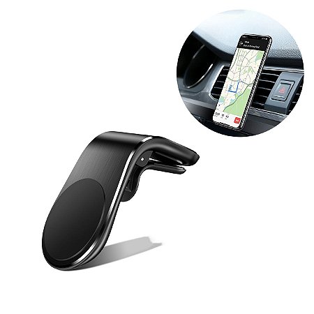 Suporte Celular Automotivo Universal Magnético Ar Condicionado Imã Veicular Carro 360°