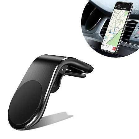 Suporte Celular Automotivo Universal Magnético Ar Condicionado Imã Veicular Carro 360°