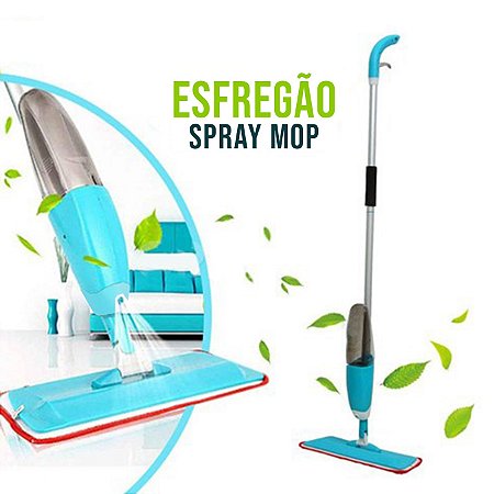Spray Mop Esfregão Com Reservatório De Agua Rodo Limpador