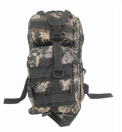 Mochila Tática Militar Assalt 30l 3d Cinza Digital