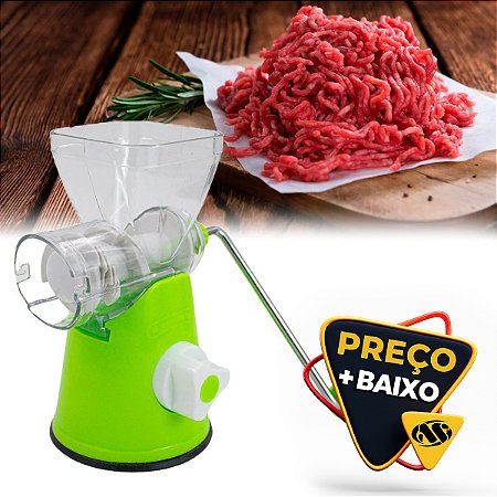 Maquina Moedor Carne Linguiça Caseiro Manual C/ Funil