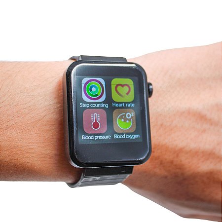 Relógio Smartwatch Android Ios Inteligente Bluetooth Touch Unissex