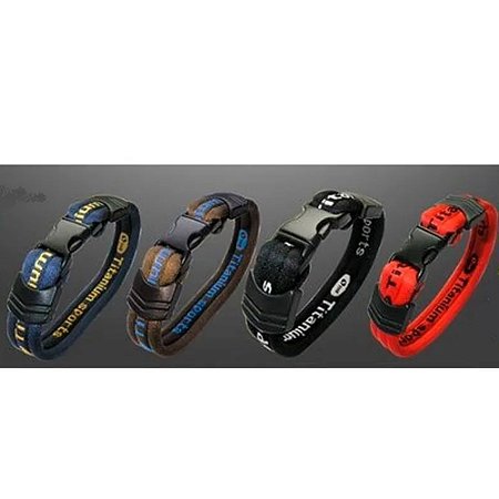 CDSP - Pulseira Bracelete Relaxante Stress Titaniun Sports