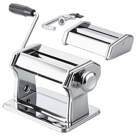 CDSP - Maquina Macarrão E Massas De Inox Com Manivela Manual