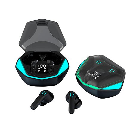 Fone De Ouvido Bluetooth Sem Fio LED Gamer Esporte Corrida AGold Pro