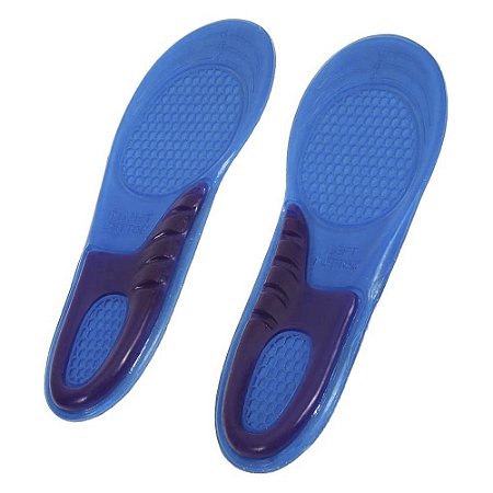 CDSP -  Par De Palmilhas Gel Silicone Ortopédica Respirável Sapatos Calçados