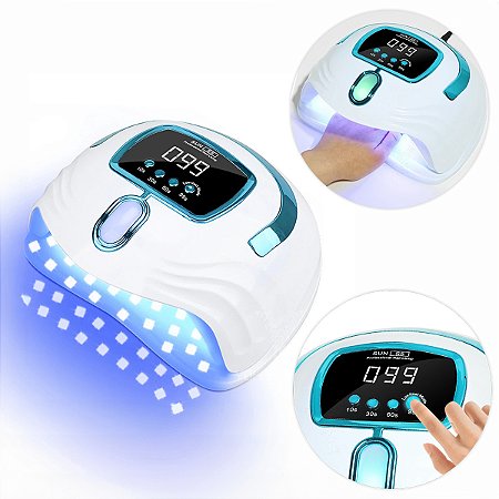 Cabine UV Seca Esmalte Maquina Unha Gel Alongamento Sun S5