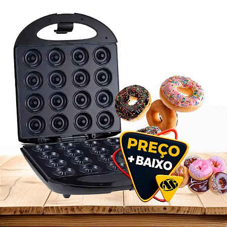 Máquina De Fazer Donuts 16 Rosquinhas Confeitaria Doce Culinária 220V
