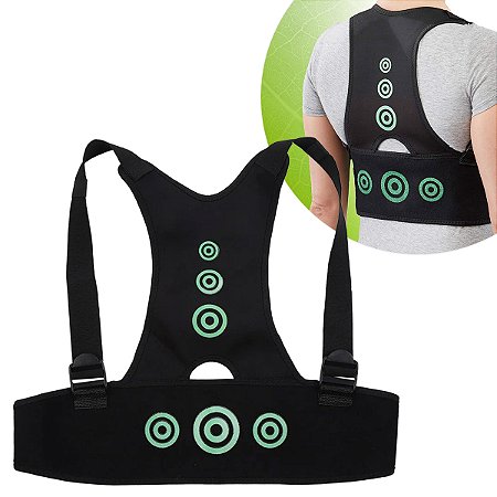Colete Corretor Postural Estrutura Coluna Ortopédico Saúde