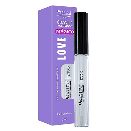 Gloss Lip Volumoso Mágico Brilho Labial Max Love