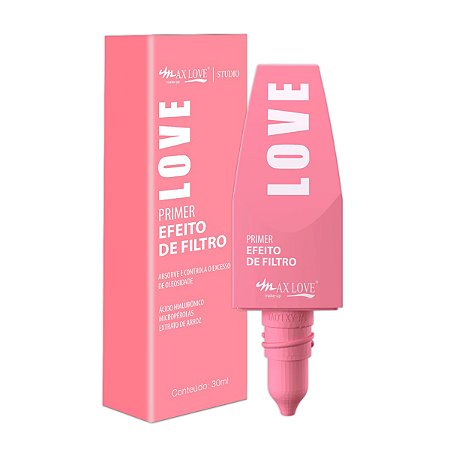 Primer Facial Efeito de Filtro Maquiagem Vegano Max Love