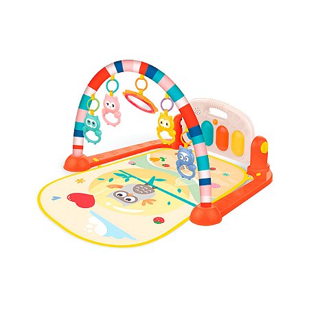 Tapete Atividades Musical Infantil Piano Luz Para Bebê
