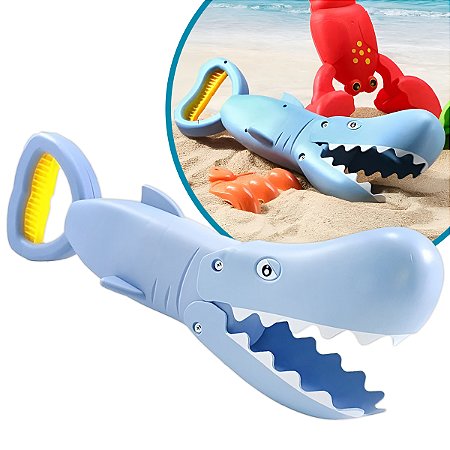 Brinquedo Garra Mão Tubarão Infantil Praia Pegador Biônico