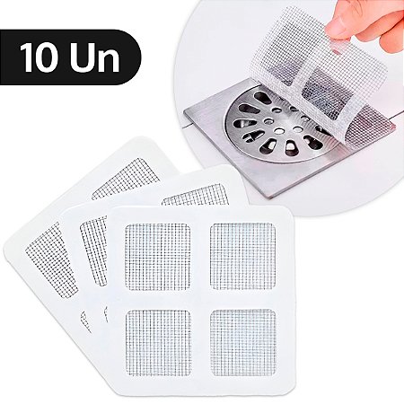 Kit 10 Tela Protetor Ralos Adesivos Anti Inseto Descartáveis