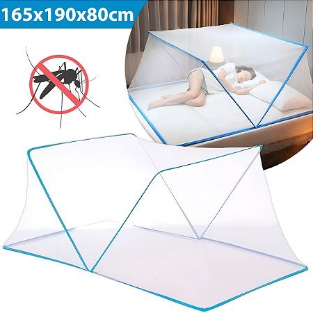 Mosquiteiro Cama Casal Queen Tenda Portátil Dobrável Prática