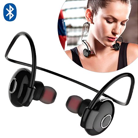 Fone De Ouvido Bluetooth Gancho Orelha Não Cai Sem Fio KD903