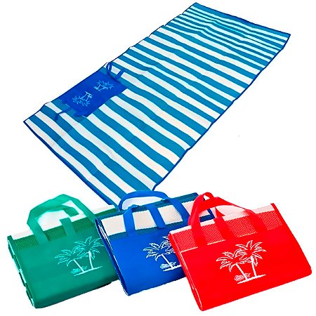 Esteira Bolsa Com Alça de Praia Piscina Impermeável