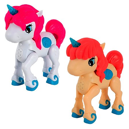 Brinquedo Bebê Unicórnio Com Luz E Som Diversão Brincadeira