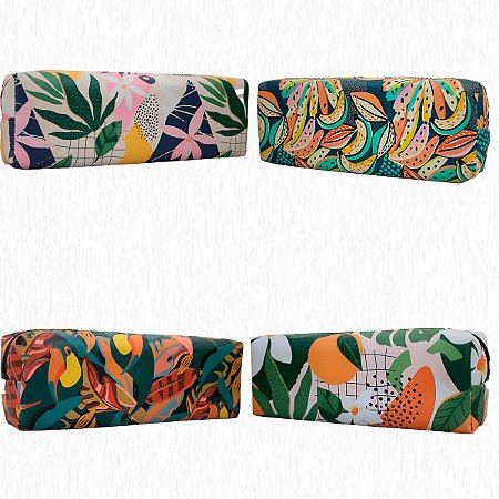 Estojo Escolar Tropical Estilo Natureza Estampado