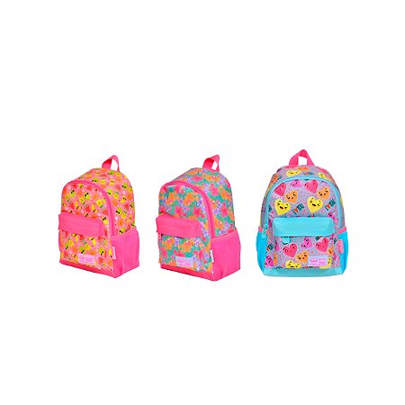 Mochila Infantil Estampas Divertidas Escola Passeio
