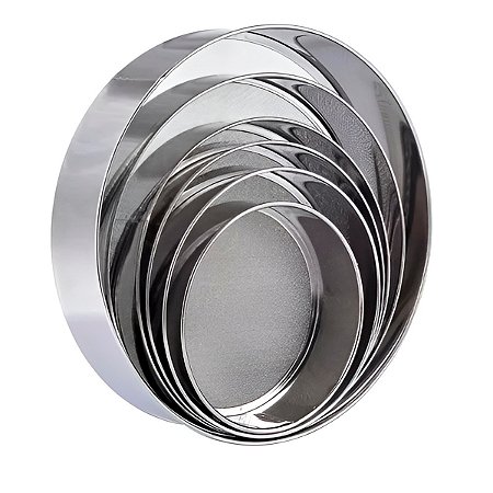 Kit Conjunto Peneira 6 Peças Utensílios Cozinha Aço