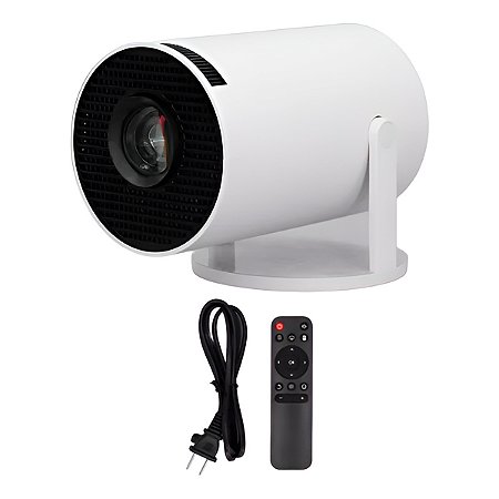 Projetor Portátil Smart Full HD Controle Remoto Tela
