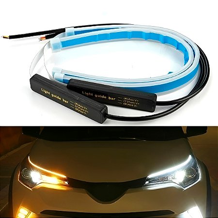 Fita LED Veicular Sequencial 45cm Luzes Automotivas