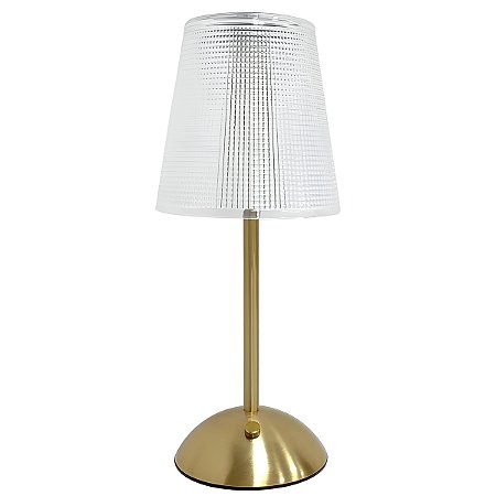 Luminária Abajur Vintage Recarregável Mesa Cabeceira