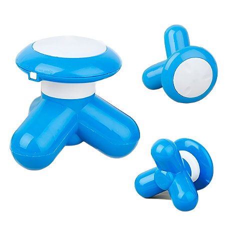 Mini Massageador Corporal Portátil Recarregável USB Pilha