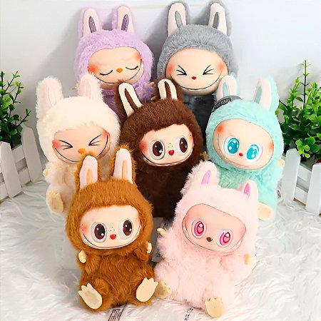 Chaveiro Monstrinhos Labubu Bichinhos de Pelúcia Fofinhos