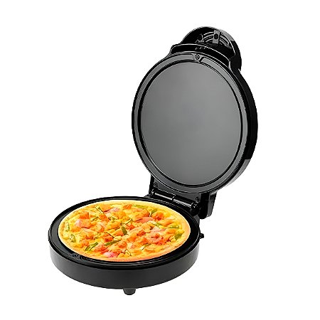 Máquina Mini Forno Elétrico Redondo Pizza Ovo Torta