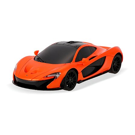 Carrinho Esportivo Controle Remoto Laranja Brinquedo